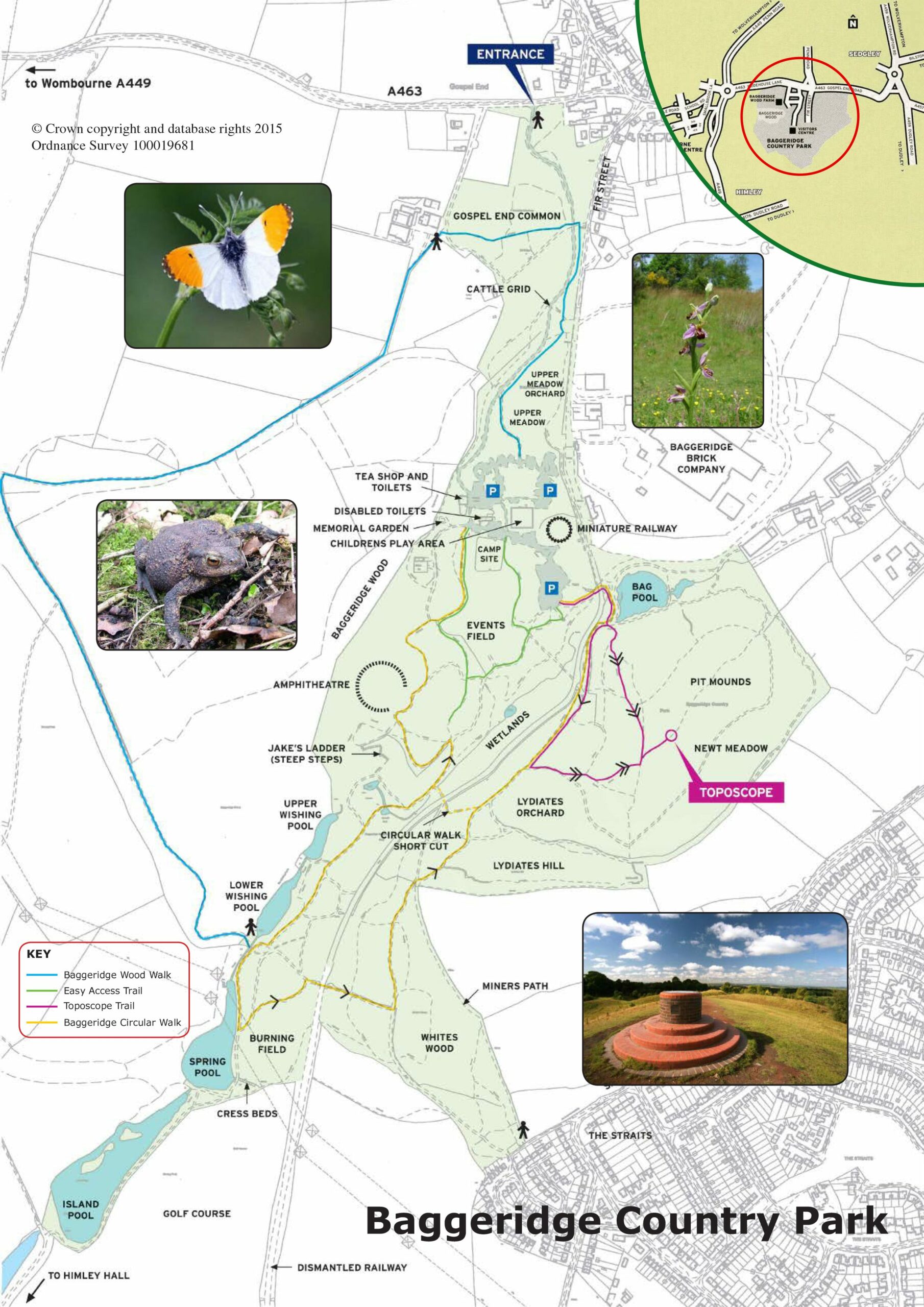 Baggeridge Country Park Trail Map Scaled 